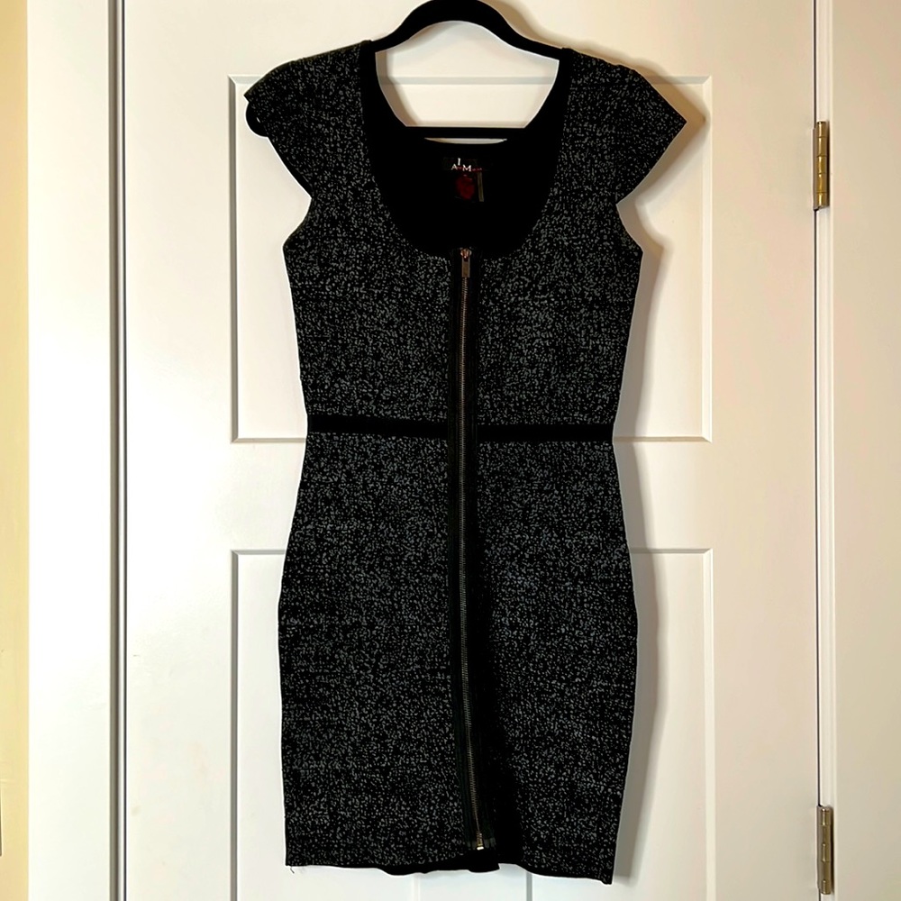 I AM - Alberto Makali Black Mini Dress Fitted